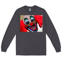 Smoke embroidered clown Long Sleeve Tee - artisFamous