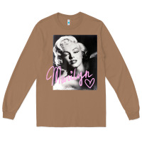 Toasted Coconut monroe black and white pink handwriting t shirt Long Sleeve Tee - artisFamous