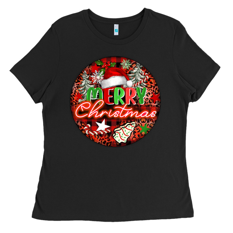 Merry Christmas Ladies Tee by FaDigitalArtStudio | Teevron