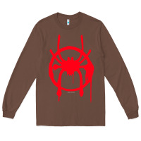 Chestnut spiderverse miles symbol tag t shirt Long Sleeve Tee - artisFamous
