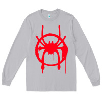 Moon Dust spiderverse miles symbol tag t shirt Long Sleeve Tee - artisFamous