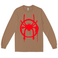 Toasted Coconut spiderverse miles symbol tag t shirt Long Sleeve Tee - artisFamous