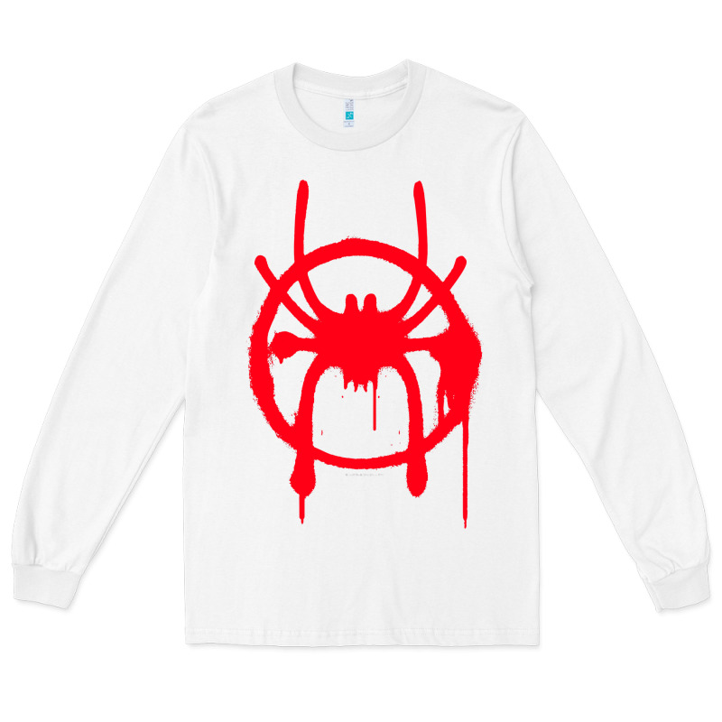 Spiderverse Miles Symbol Tag T Shirt Long Sleeve Tee by artisFamous | Teevron