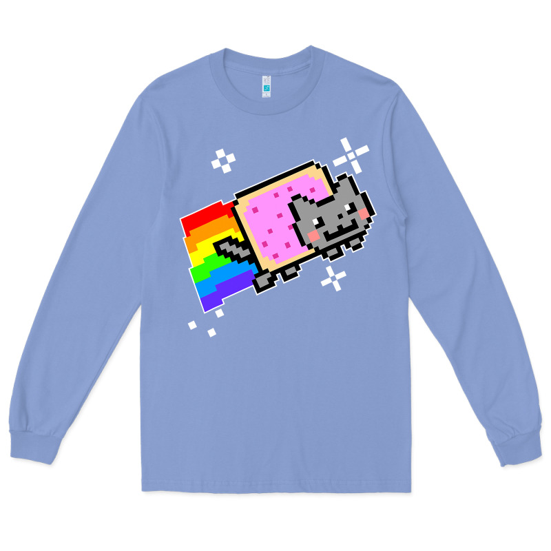 Nyan Cat T Shirt Long Sleeve Tee by artisFamous | Teevron