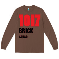 Chestnut 1017 Brick Squad Black Red Long Sleeve Tee - artisFamous