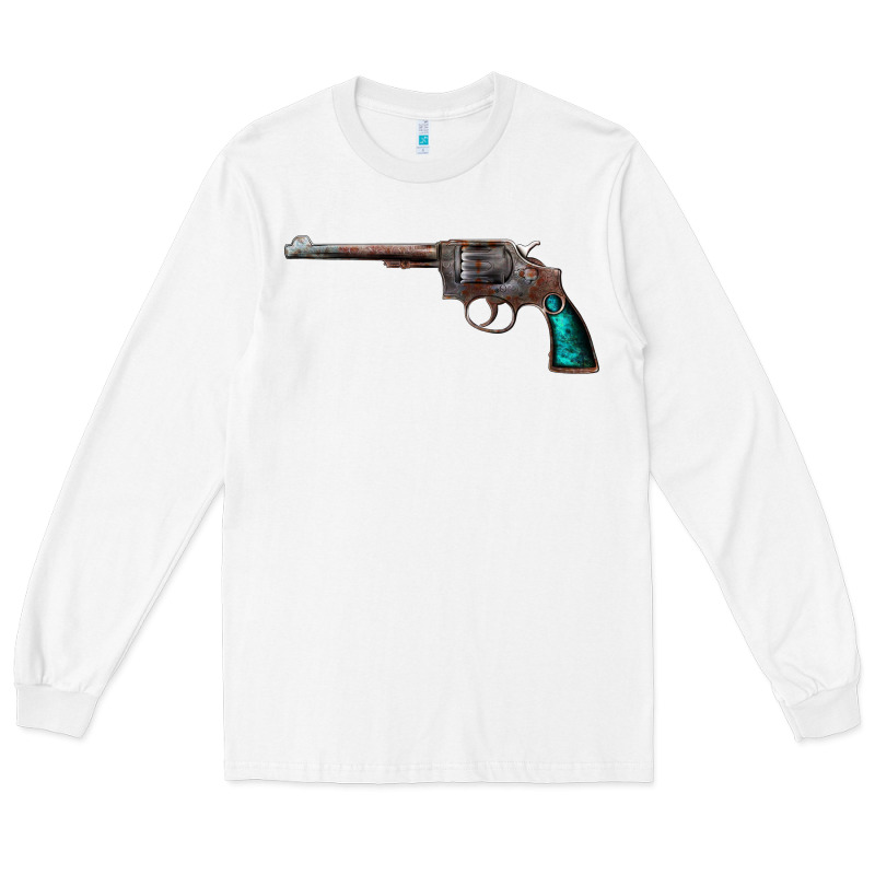 Revolver Handgun Long Sleeve Tee by artisFamous | Teevron