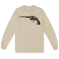 Mushroom Revolver Handgun Long Sleeve Tee - artisFamous