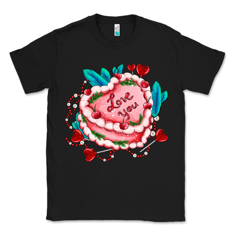 Valentines Day Cakes Olivia Creates Design Classic Tee by OliviaCreatesArt | Teevron