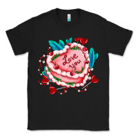 Black valentines day cakes olivia creates design Classic Tee - OliviaCreatesArt