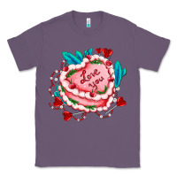 Lavender valentines day cakes olivia creates design Classic Tee - OliviaCreatesArt