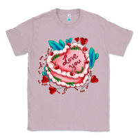 Lilac valentines day cakes olivia creates design Classic Tee - OliviaCreatesArt