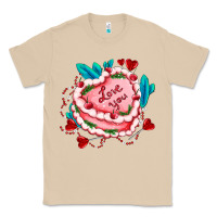 Mushroom valentines day cakes olivia creates design Classic Tee - OliviaCreatesArt