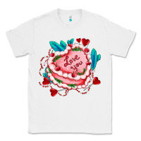 White valentines day cakes olivia creates design Classic Tee - OliviaCreatesArt