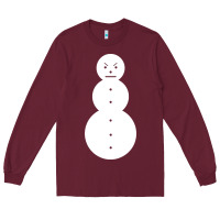 Burgundy jeezy snowman funny shirt premium Long Sleeve Tee - artisFamous