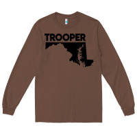 Chestnut maryland state trooper Long Sleeve Tee - artisFamous