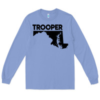 Colony Blue maryland state trooper Long Sleeve Tee - artisFamous