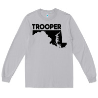 Moon Dust maryland state trooper Long Sleeve Tee - artisFamous