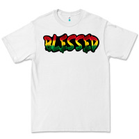 White Juneteenth blessed Premium Tee - FaDigitalArtStudio