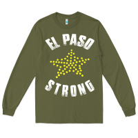 Army Green el paso strong Long Sleeve Tee - artisFamous