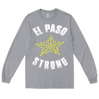 Heather Grey el paso strong Long Sleeve Tee - artisFamous