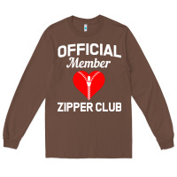 Chestnut open heart surgery zipper club bypass get well recovery gift Long Sleeve Tee - artisFamous
