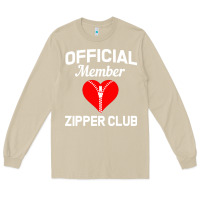 Mushroom open heart surgery zipper club bypass get well recovery gift Long Sleeve Tee - artisFamous