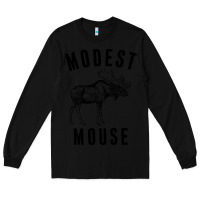 Black modest mouse Long Sleeve Tee - artisFamous