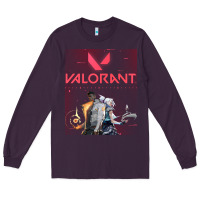 Plum valorant gaming design Long Sleeve Tee - artisFamous