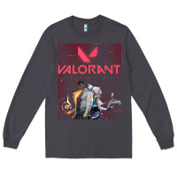 Smoke valorant gaming design Long Sleeve Tee - artisFamous