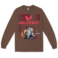 Chestnut valorant gaming design Long Sleeve Tee - artisFamous