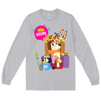 Moon Dust bluey mom dad funny queen for family lover t shirt Long Sleeve Tee - artisFamous