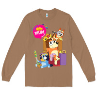 Toasted Coconut bluey mom dad funny queen for family lover t shirt Long Sleeve Tee - artisFamous