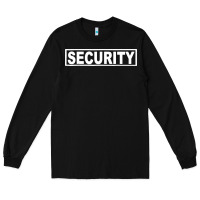 Black security Long Sleeve Tee - artisFamous