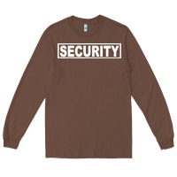 Chestnut security Long Sleeve Tee - artisFamous