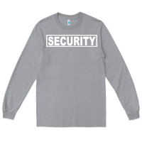 Heather Grey security Long Sleeve Tee - artisFamous