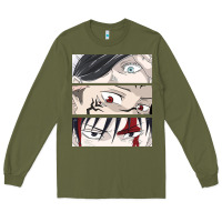 Army Green special price for printed anime tops Long Sleeve Tee - artisFamous