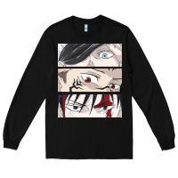 Black special price for printed anime tops Long Sleeve Tee - artisFamous