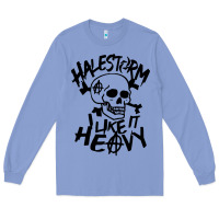 Skull I Like It Heovy Halestorm Long Sleeve Tee | Teevron