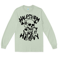 Matcha Skull I like It Heovy Halestorm Long Sleeve Tee - artisFamous