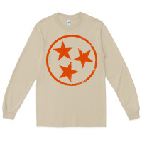 Mushroom tennessee flag vintage grunge distressed graphic Long Sleeve Tee - artisFamous