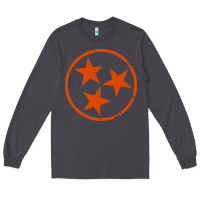 Smoke tennessee flag vintage grunge distressed graphic Long Sleeve Tee - artisFamous