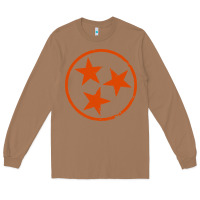 Toasted Coconut tennessee flag vintage grunge distressed graphic Long Sleeve Tee - artisFamous