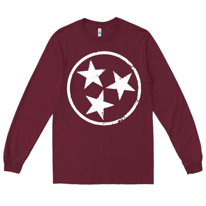 Tennessee Flag Vintage Grunge Distressed Graphic Long Sleeve Tee by artisFamous | Teevron