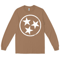 Toasted Coconut tennessee flag vintage grunge distressed graphic Long Sleeve Tee - artisFamous