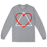 Heather Grey the adoption symbol Long Sleeve Tee - artisFamous