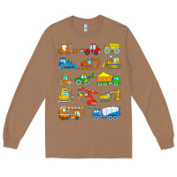 Toasted Coconut construction excavator shirt for boys girls men and women t shirt Long Sleeve Tee - artisFamous