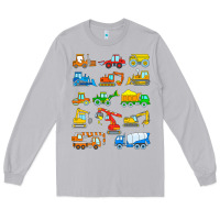 Moon Dust construction excavator shirt for boys girls men and women t shirt Long Sleeve Tee - artisFamous