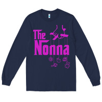 Navy the nonna! italy grandmother baby hang toys Long Sleeve Tee - artisFamous