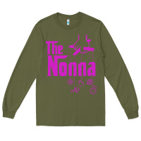 Army Green the nonna! italy grandmother baby hang toys Long Sleeve Tee - artisFamous