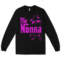 Black the nonna! italy grandmother baby hang toys Long Sleeve Tee - artisFamous